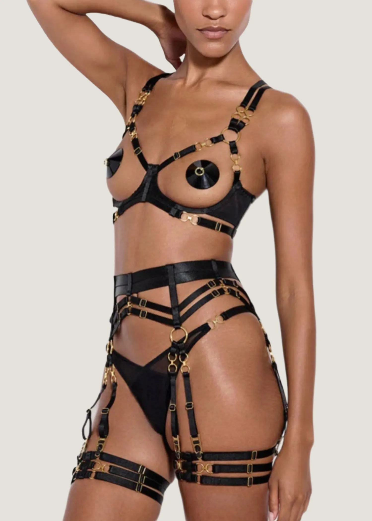 Kleio Ouvert Wire Bra (Black)
