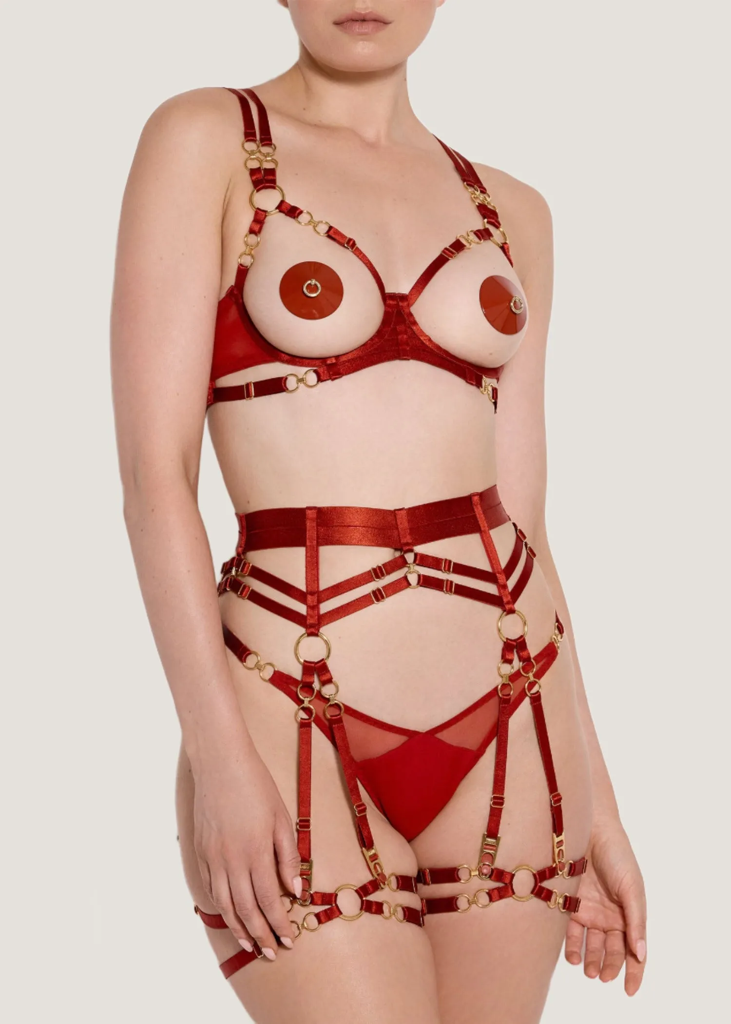 Kleio Ouvert Wire Bra (Burnt Red)