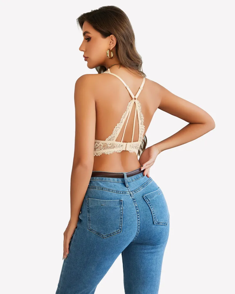 Lace Bralettes Wireless Bras