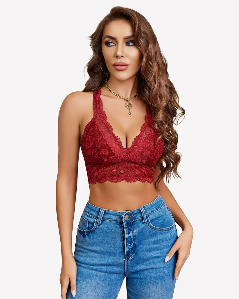 Lace Bralettes Wireless Bras