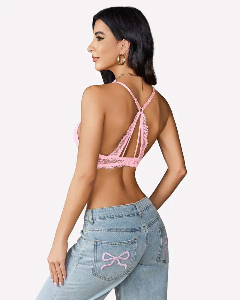 Lace Bralettes Wireless Bras