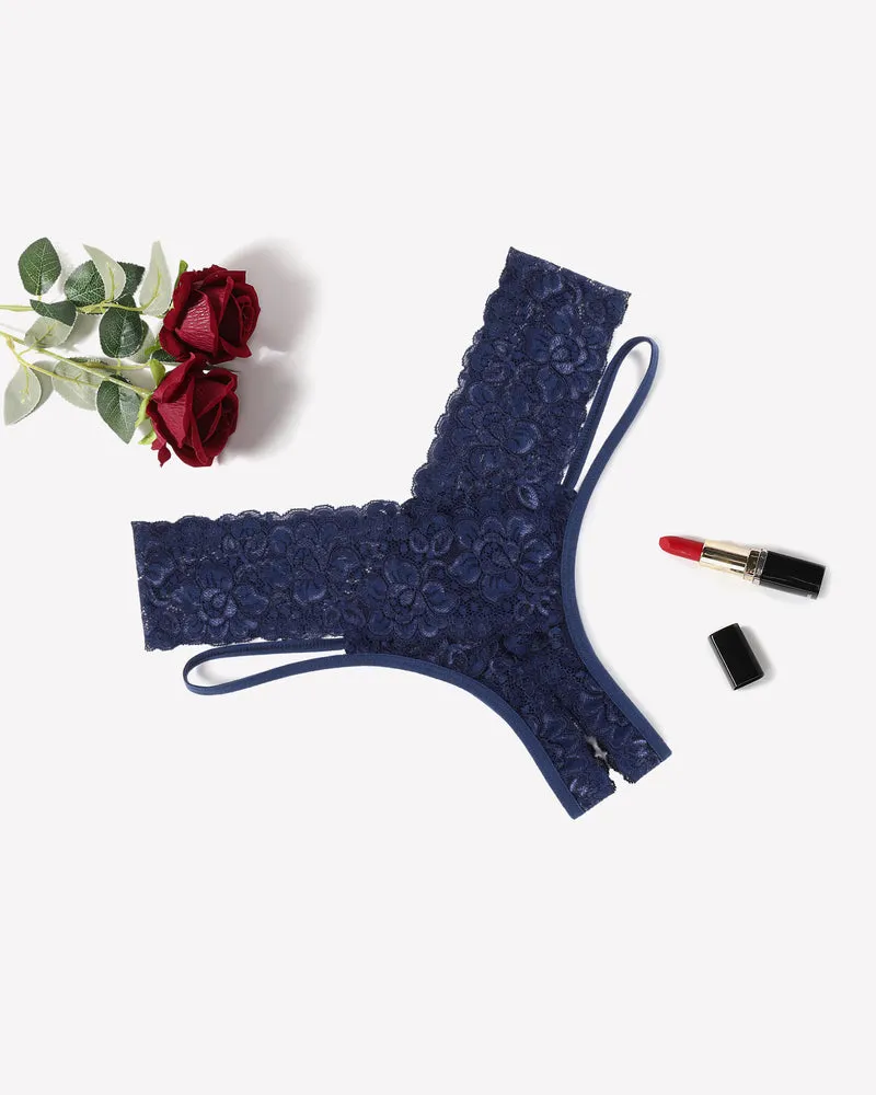 Lace Briefs V-Shape Cheeky Panties