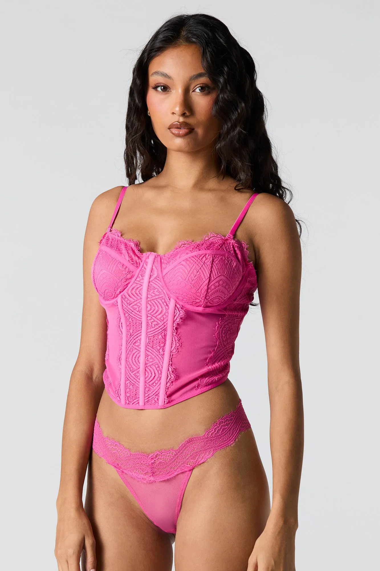 Lace Mesh Corset