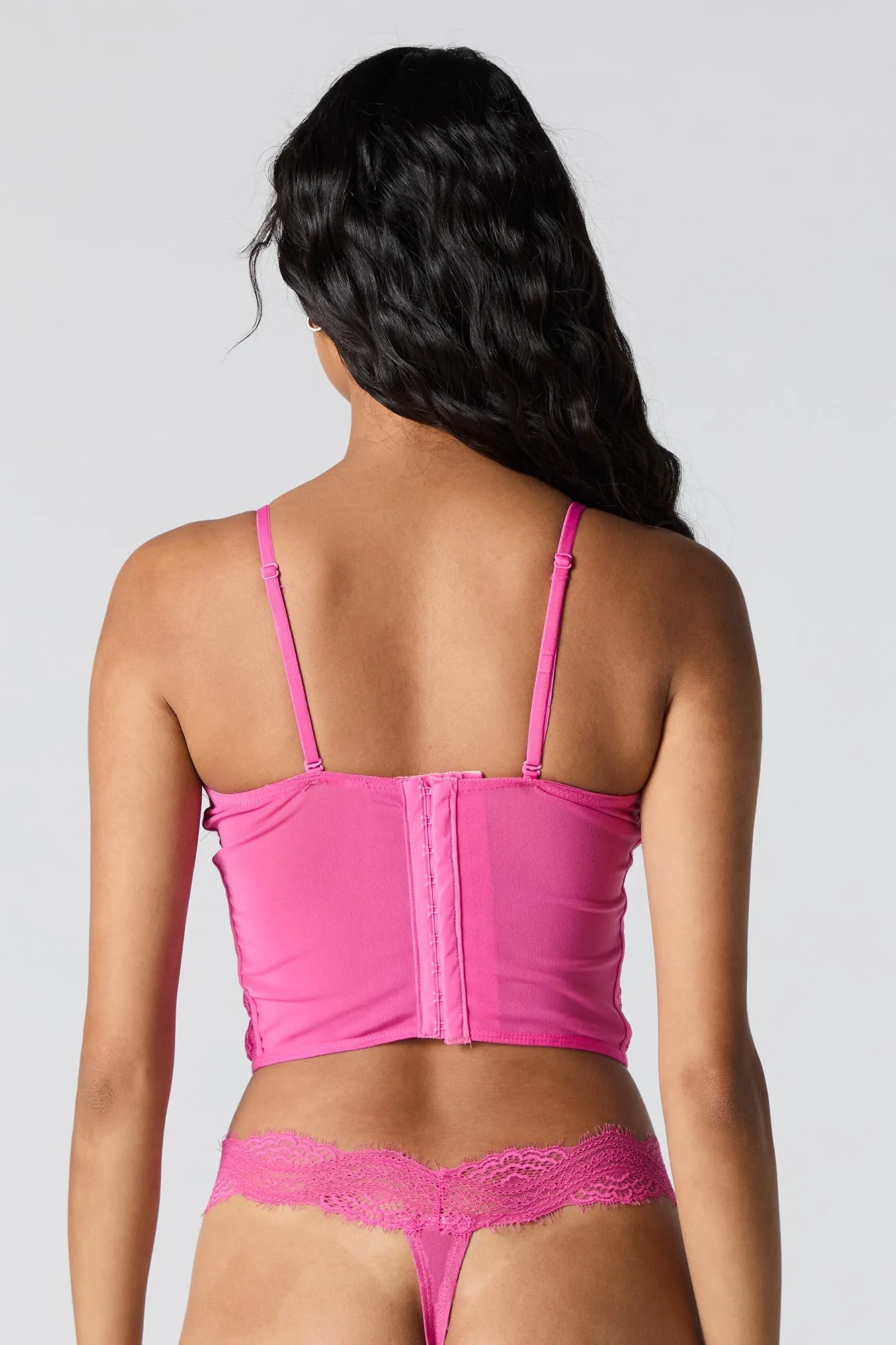 Lace Mesh Corset