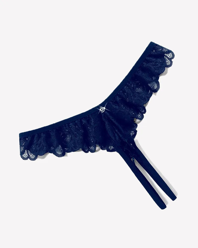 Lace Panties Criss Corss Thong Briefs