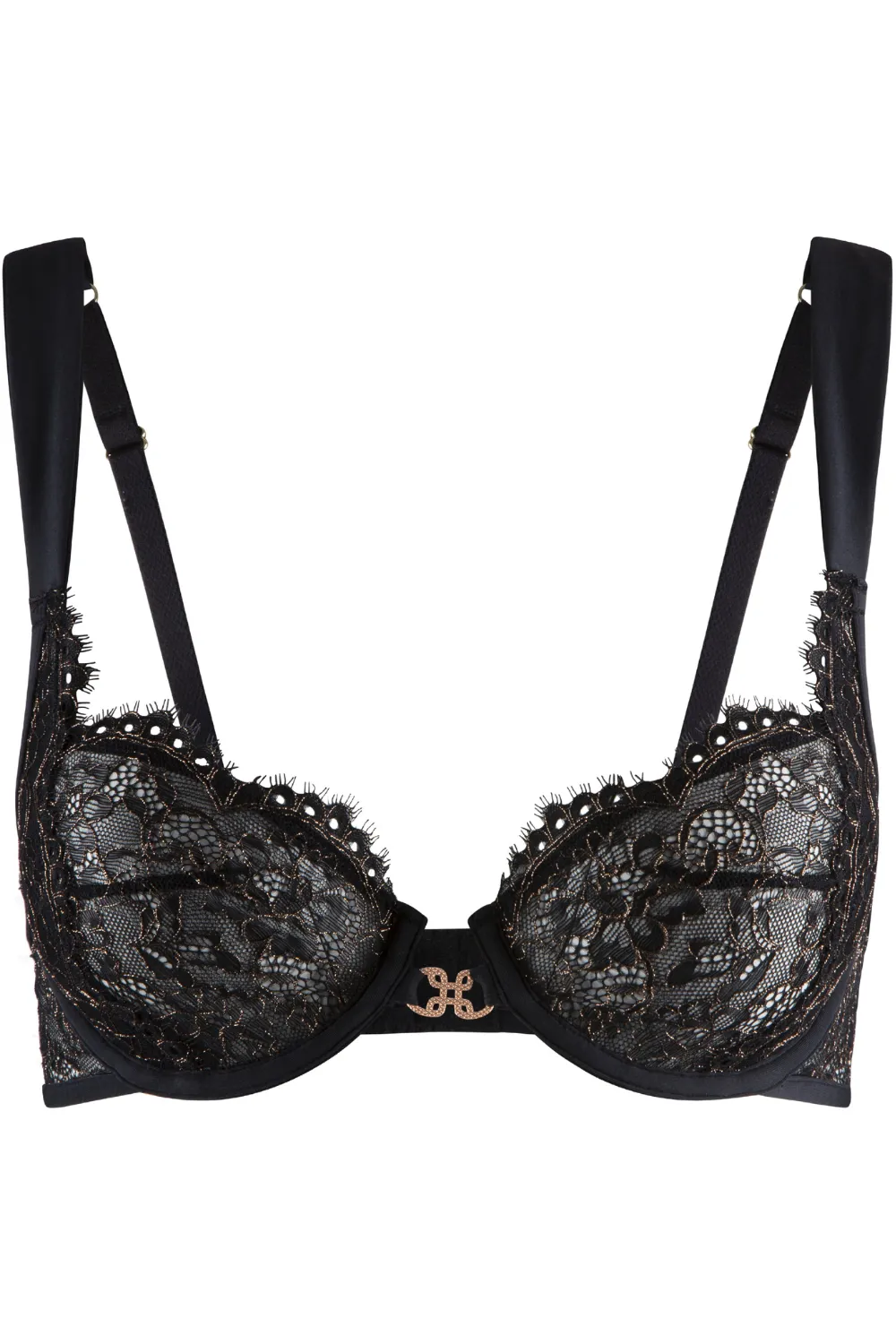 Lurex Lace Wire Bra