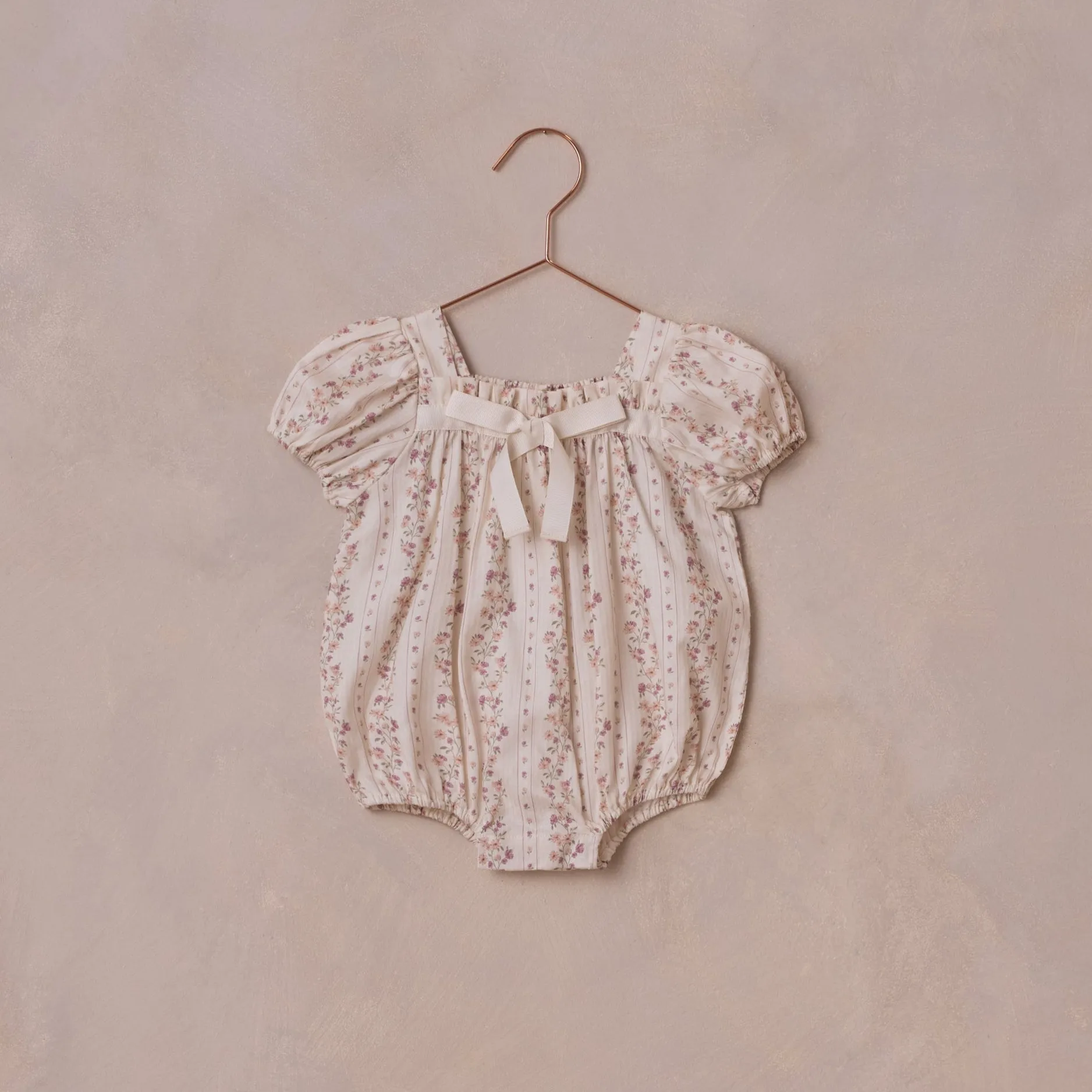 Lyla Romper - Floral Stripe