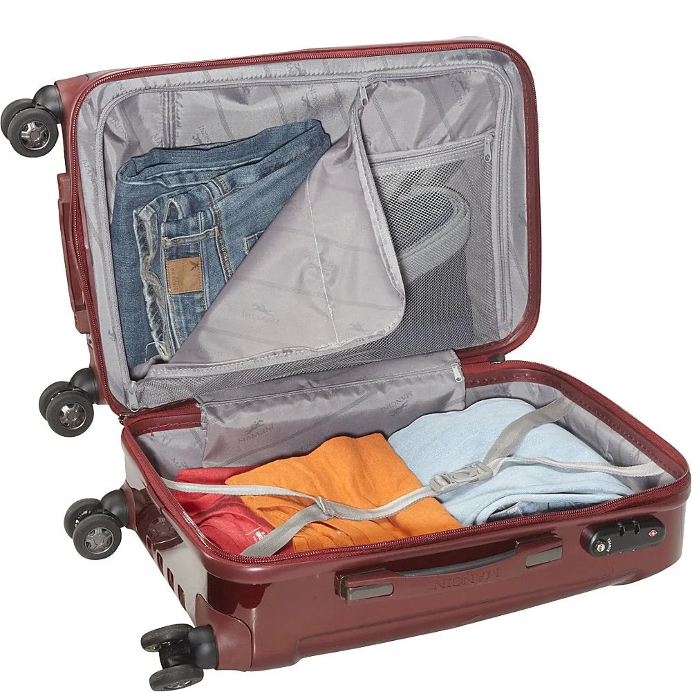 Mancini M Tech 4 20" 4-Wheel Carry-On Luggage