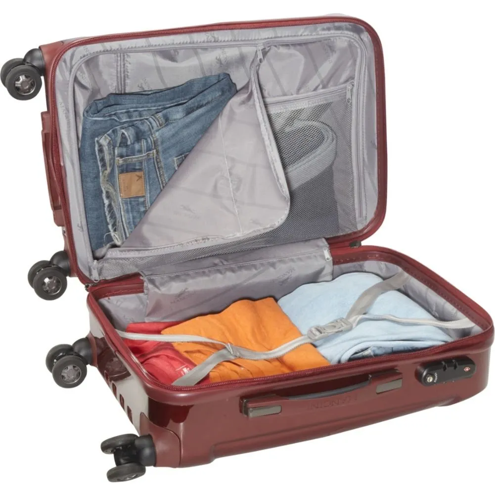 Mancini M Tech 4 20" 4-Wheel Carry-On Luggage