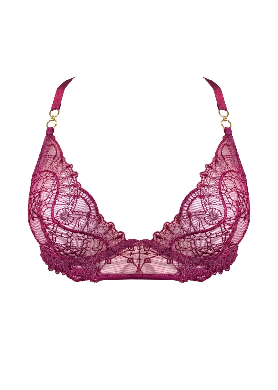 Mari Soft Cup Bra (Magenta)