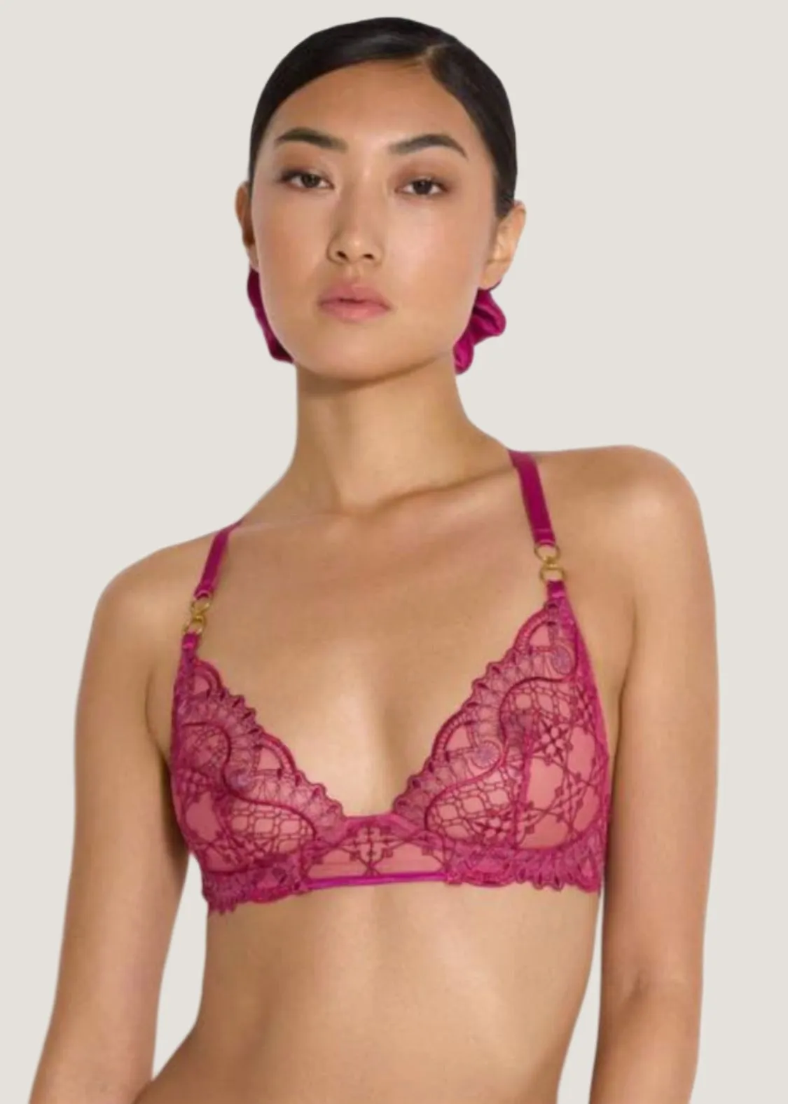 Mari Soft Cup Bra (Magenta)