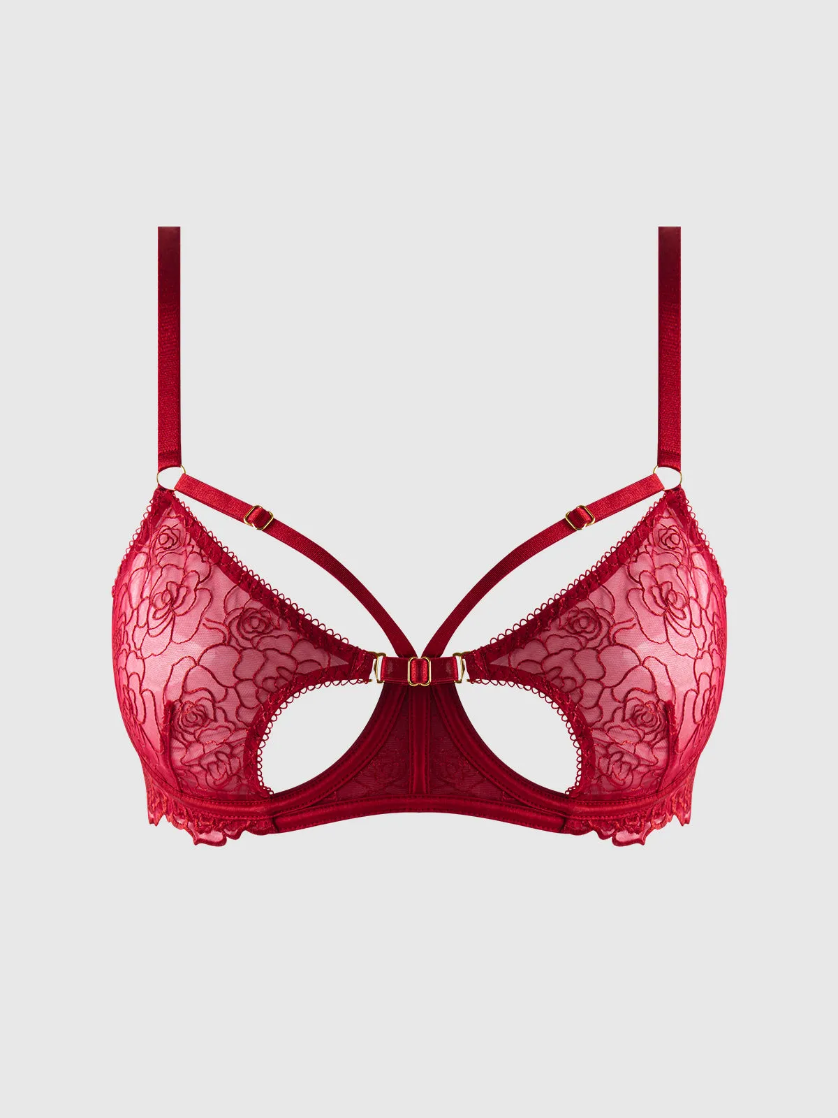 Melrose Strappy Cutout Bra