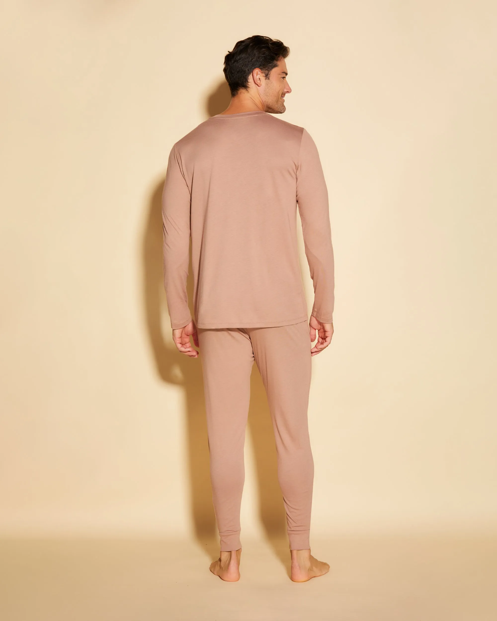 Men's Henley & Jogger Pajama Set