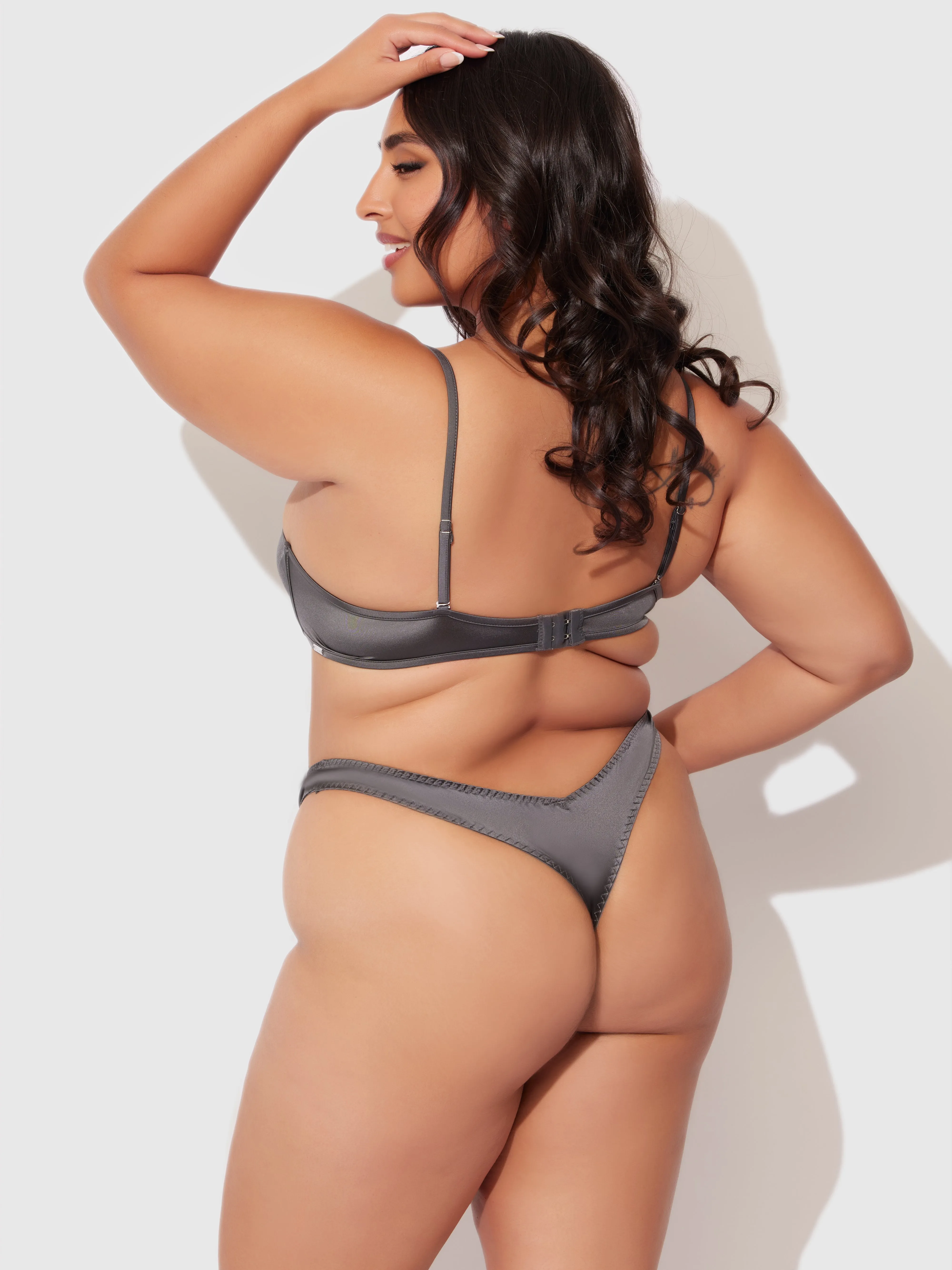 Neev Oil Slick Unlined Bandeau Bra