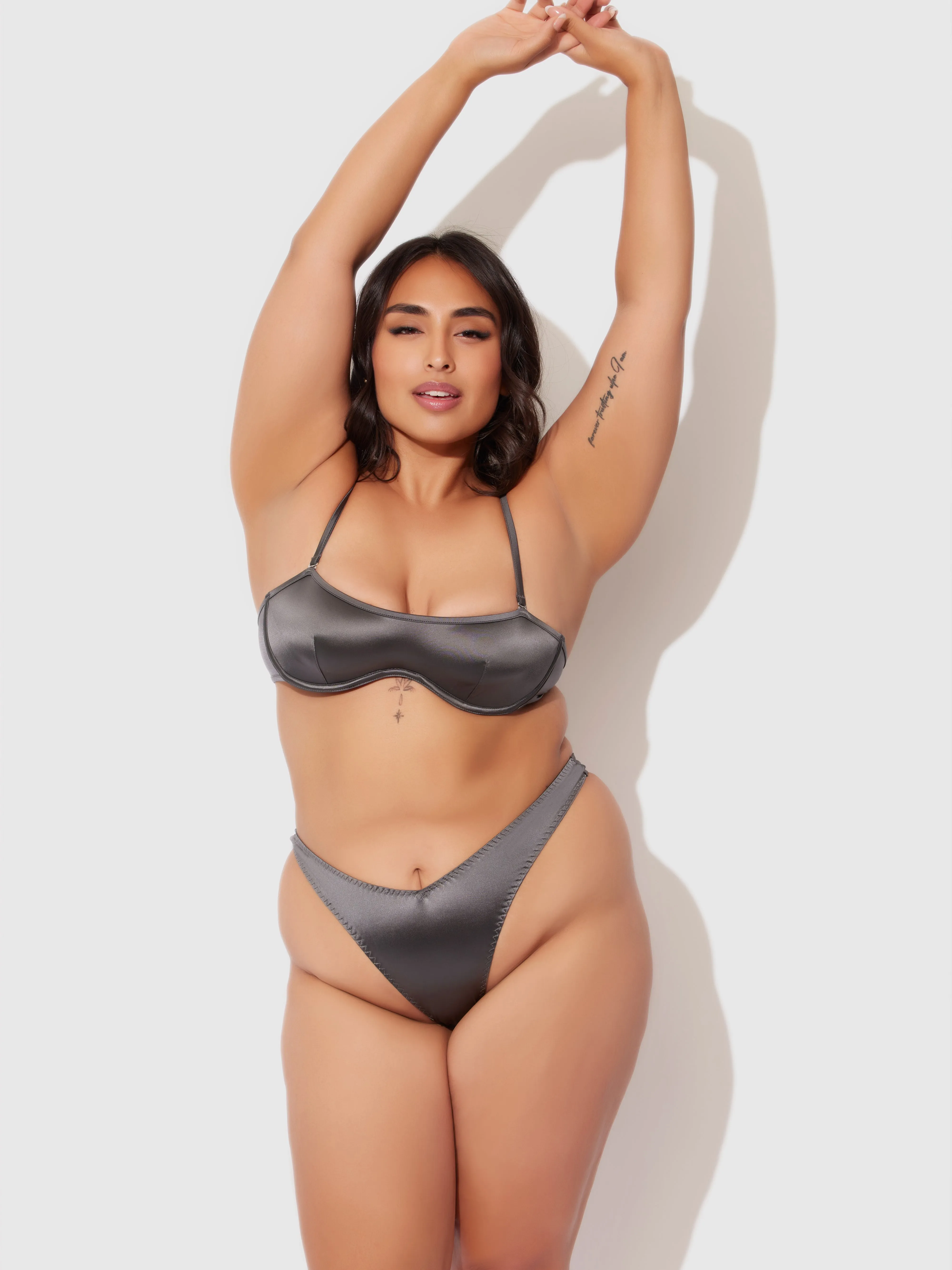 Neev Oil Slick Unlined Bandeau Bra