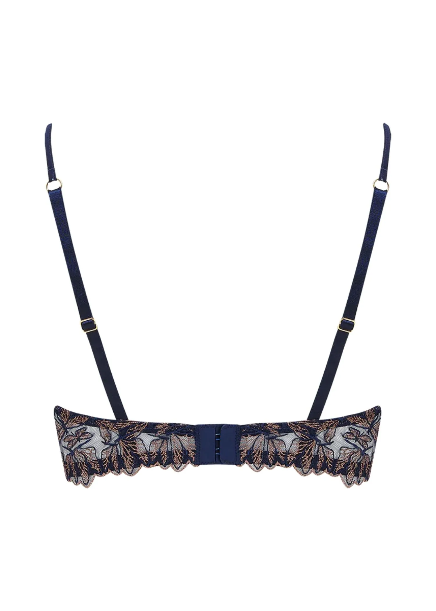 Odonata Quarter Cup Bra (Midnight Blue)