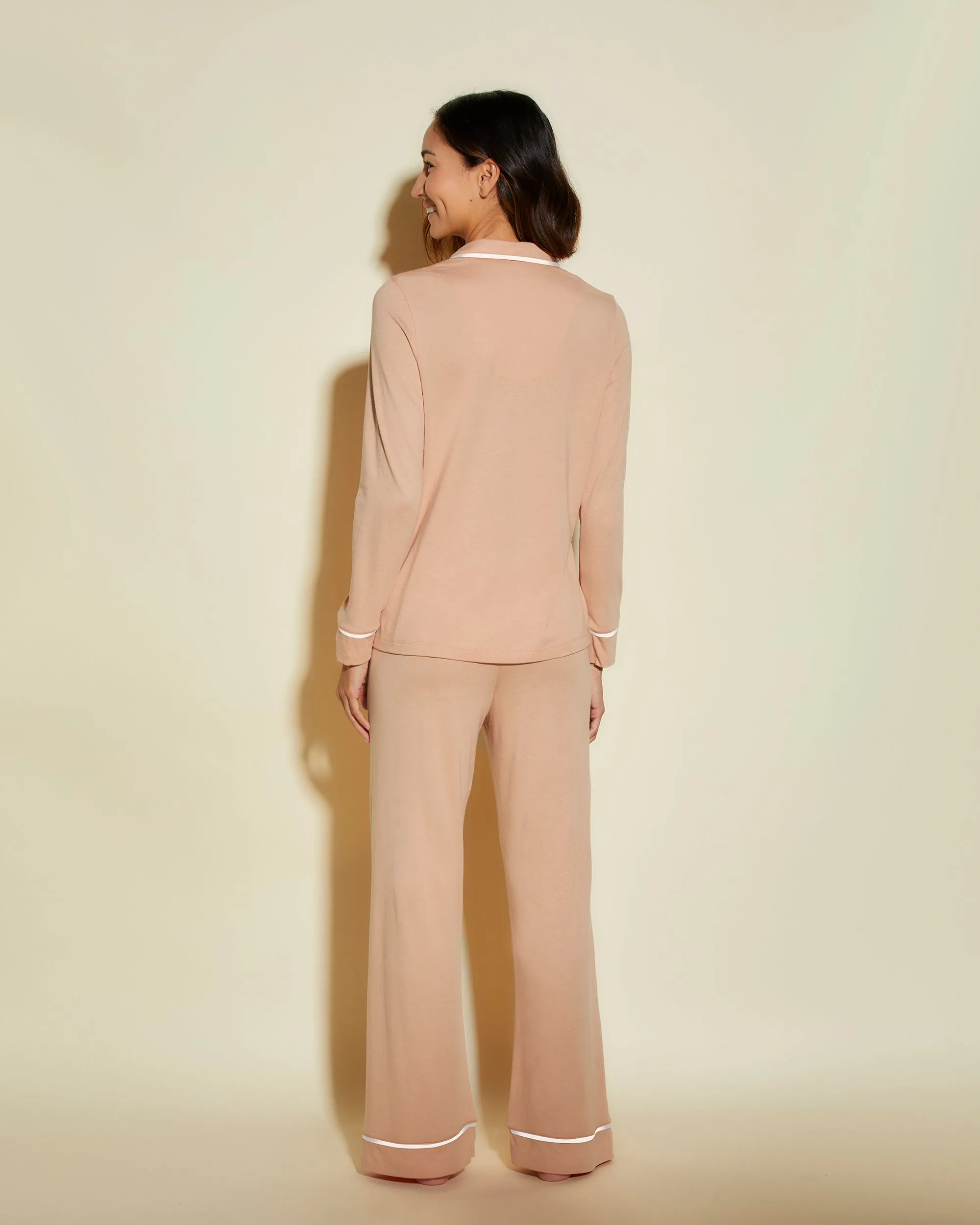 Petite Long Sleeve Top & Pant Pajama Set