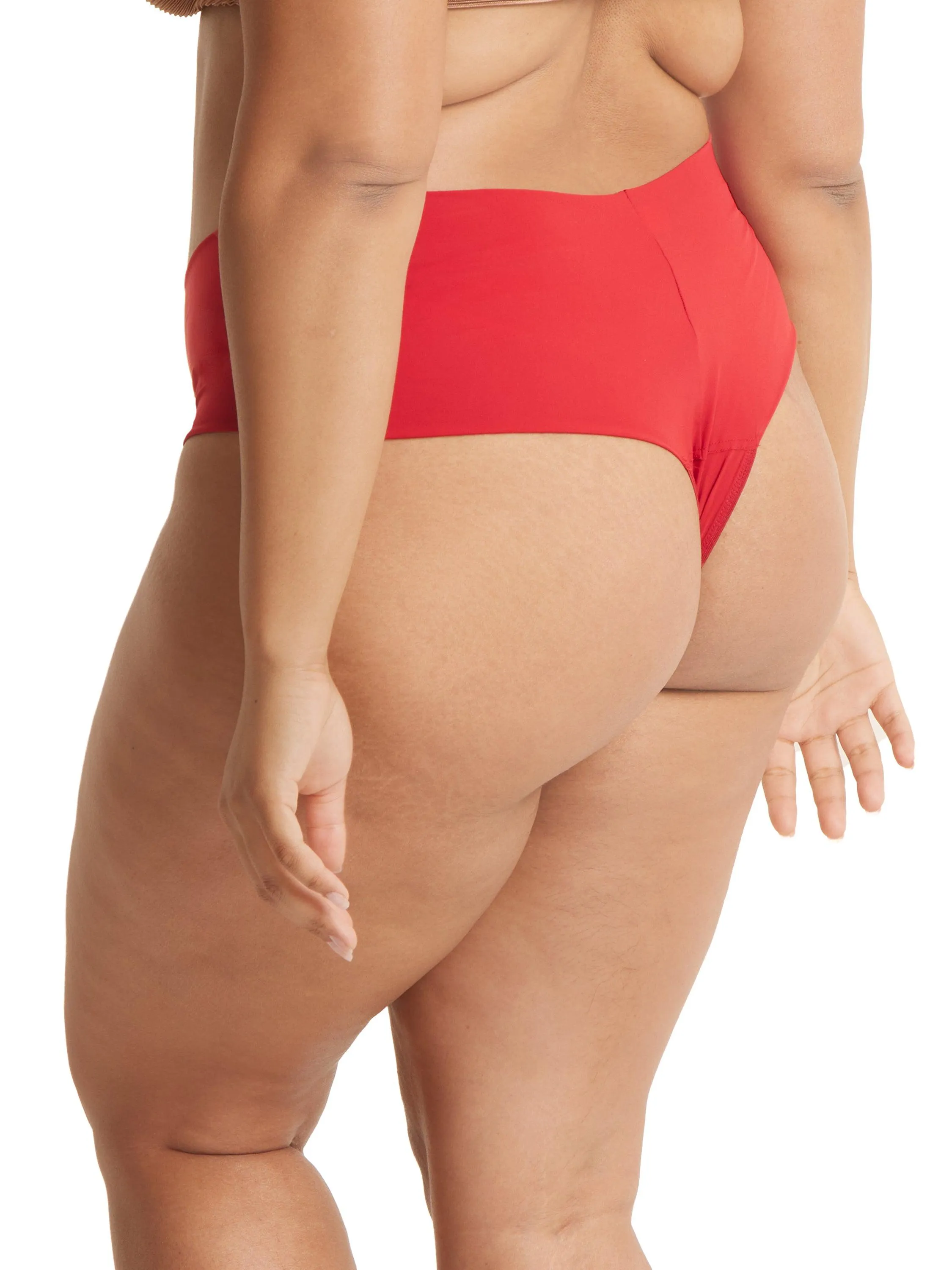 Plus Size BreatheSoft® High Rise Thong Exclusive Cherryade