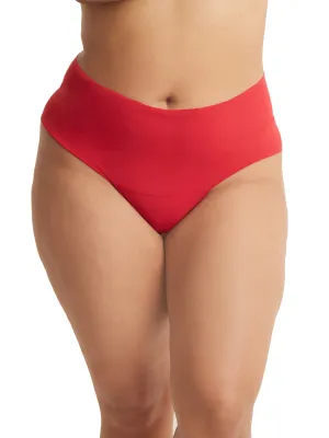 Plus Size BreatheSoft® High Rise Thong Exclusive Cherryade