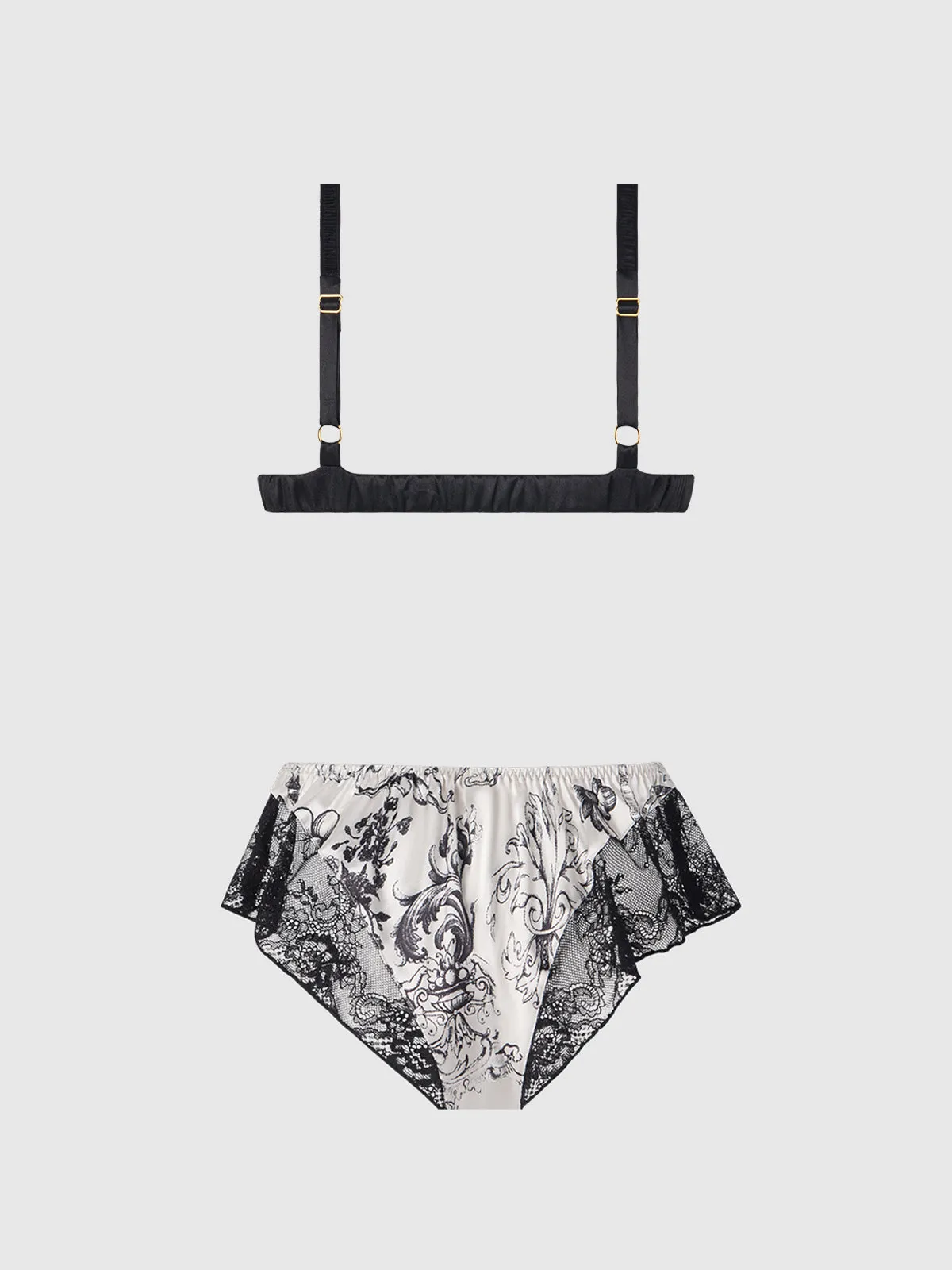 Scarlett Satin Sleep Bra & Shorty Set