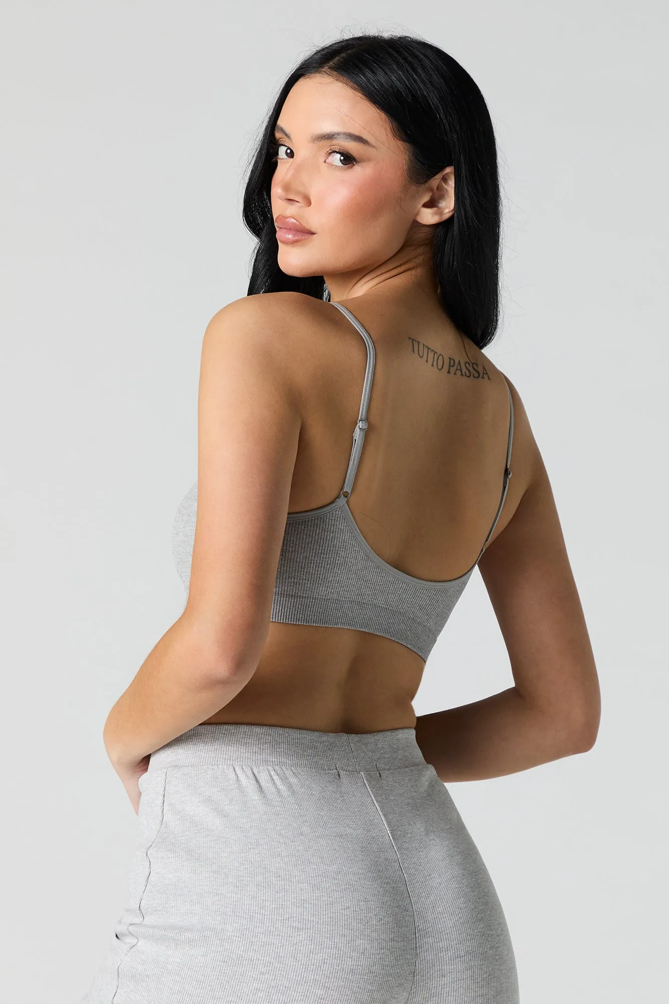 Seamless Ribbed Bralette