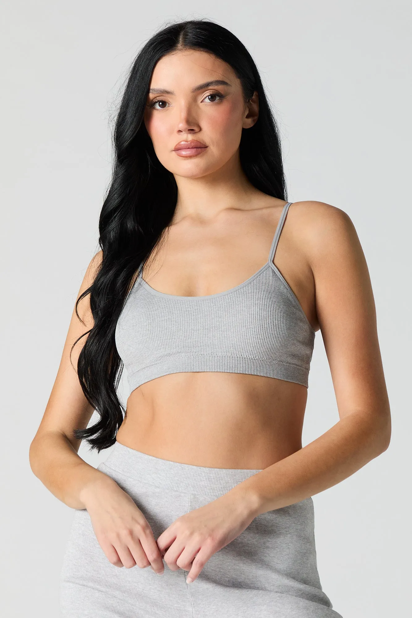 Seamless Ribbed Bralette