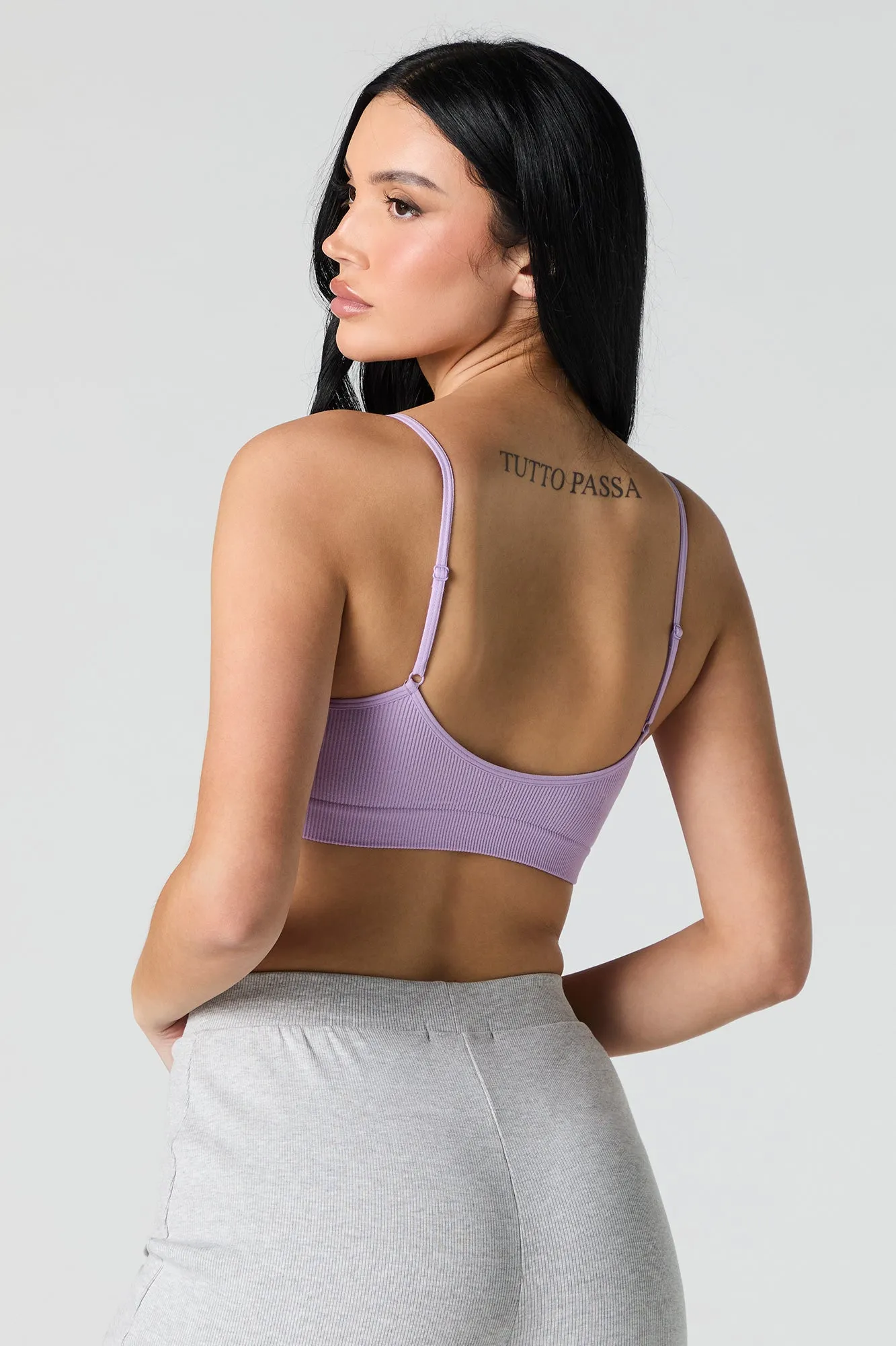 Seamless Ribbed Bralette