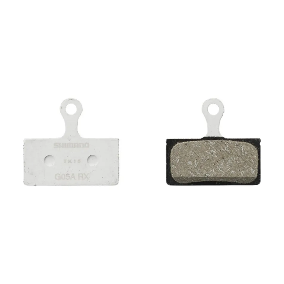Shimano G05A-RX Disc Brake Pad and Spring - Resin Compound, Alloy Back Plate, One Pair