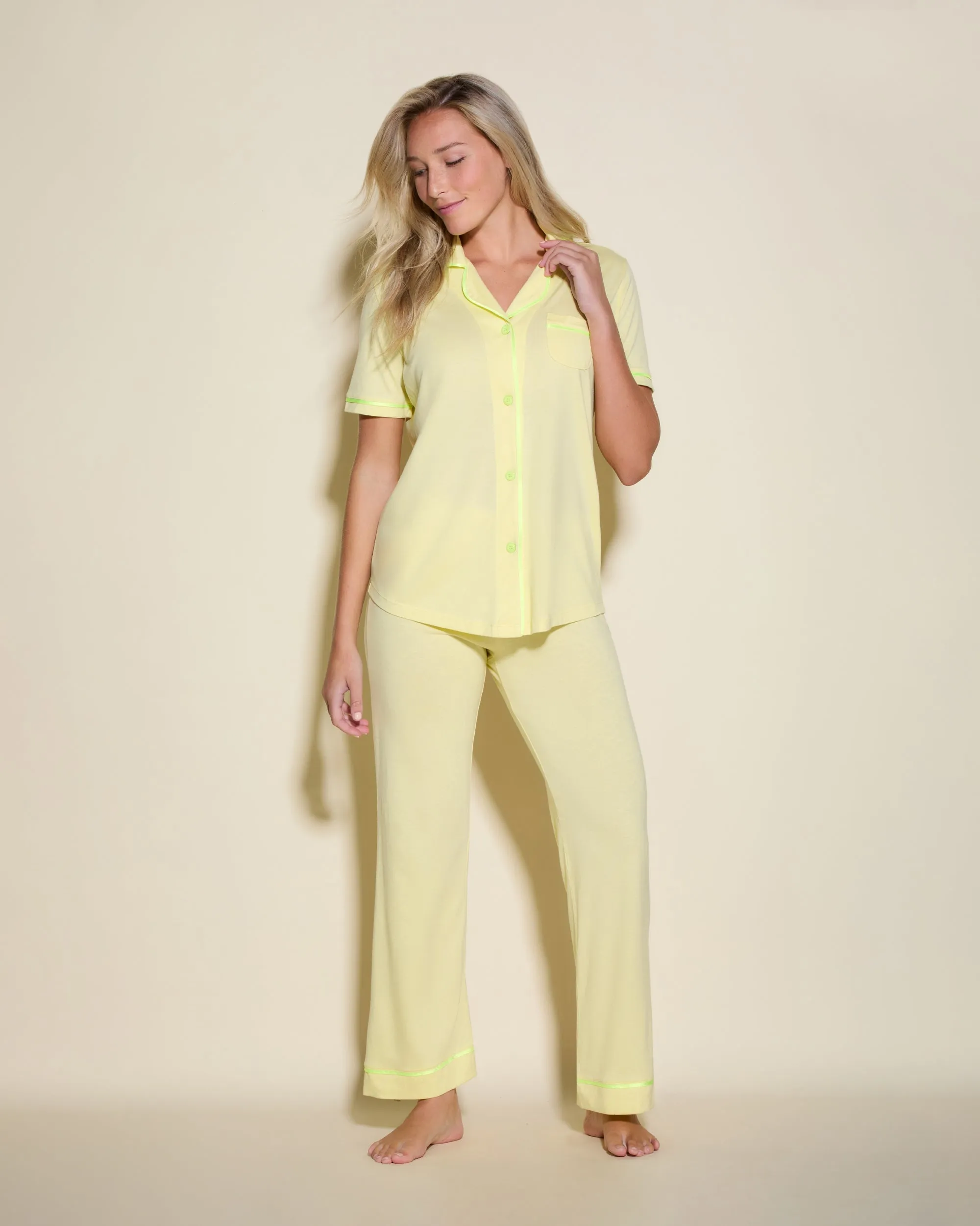 Short Sleeve Top & Pant Pajama Set