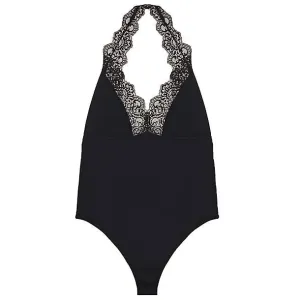So Fine with Lace Halter Bodysuit