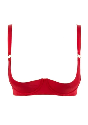 Tapage Nocturne (Red) 1/4 Cup Bra