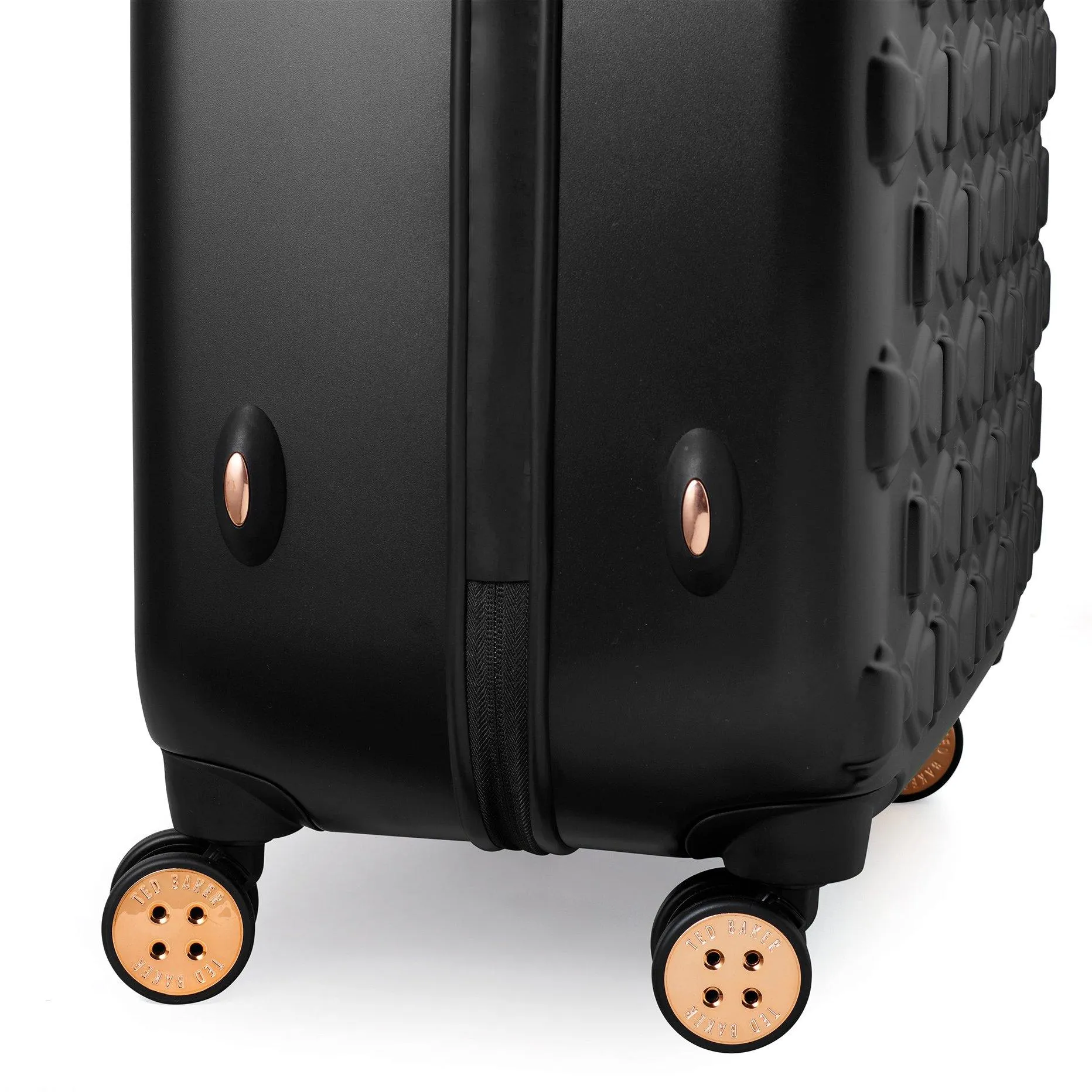 Ted Baker Beau Checked-Medium -Wheel Medium Luggage