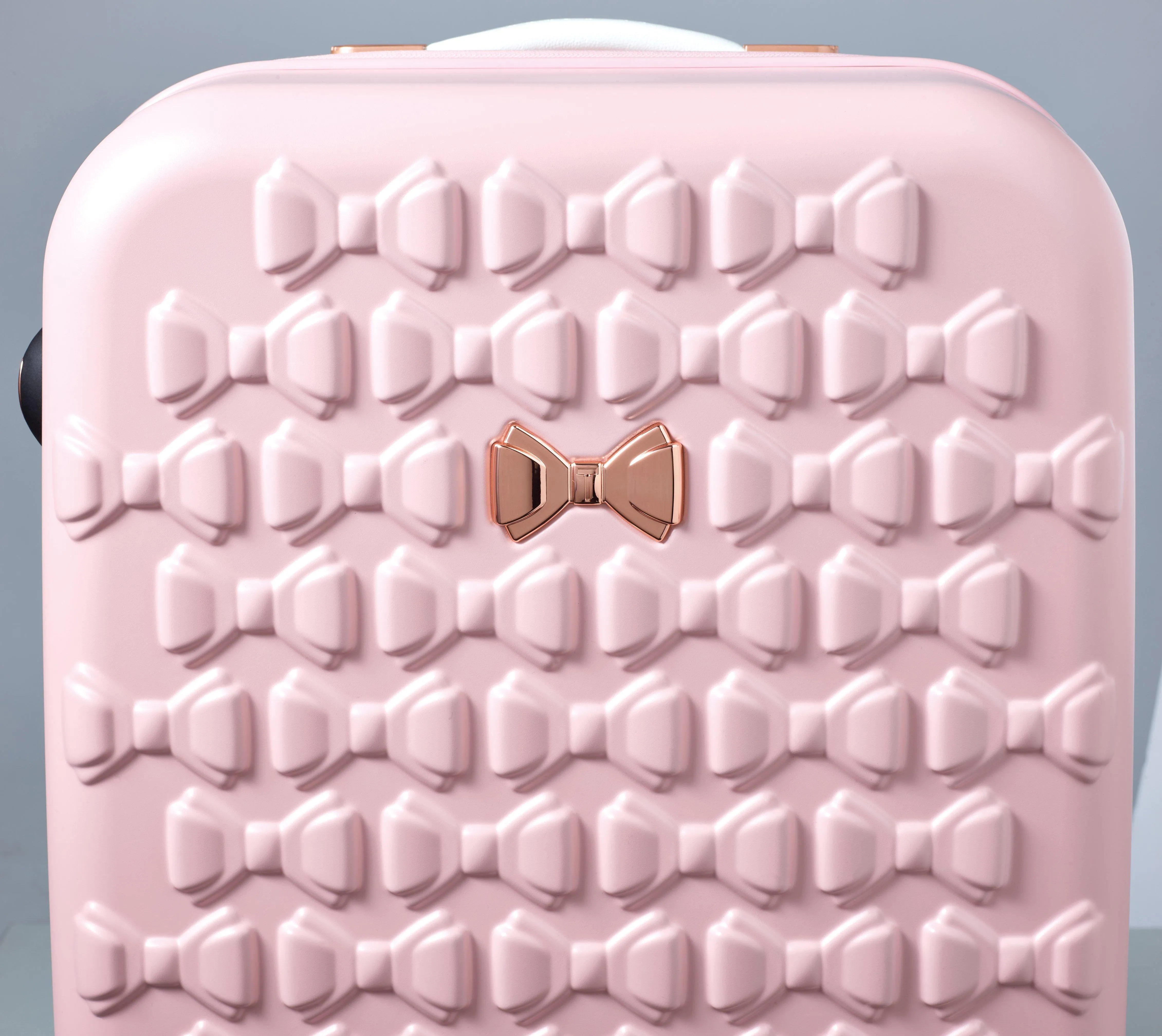 Ted Baker Beau Checked-Medium -Wheel Medium Luggage