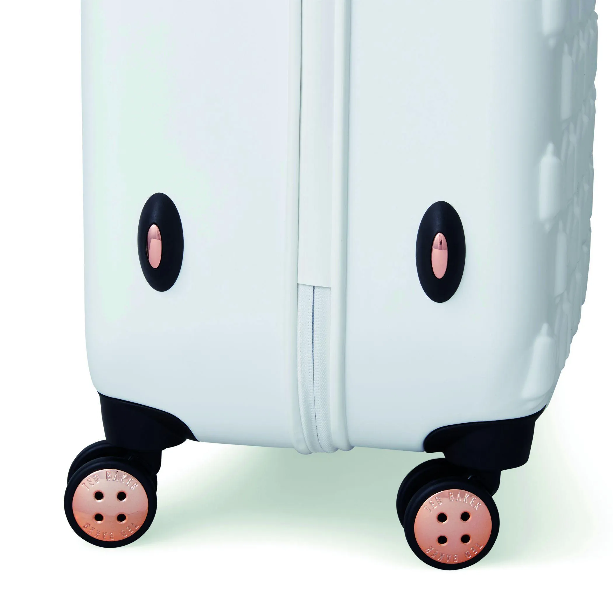 Ted Baker Beau Checked-Medium -Wheel Medium Luggage