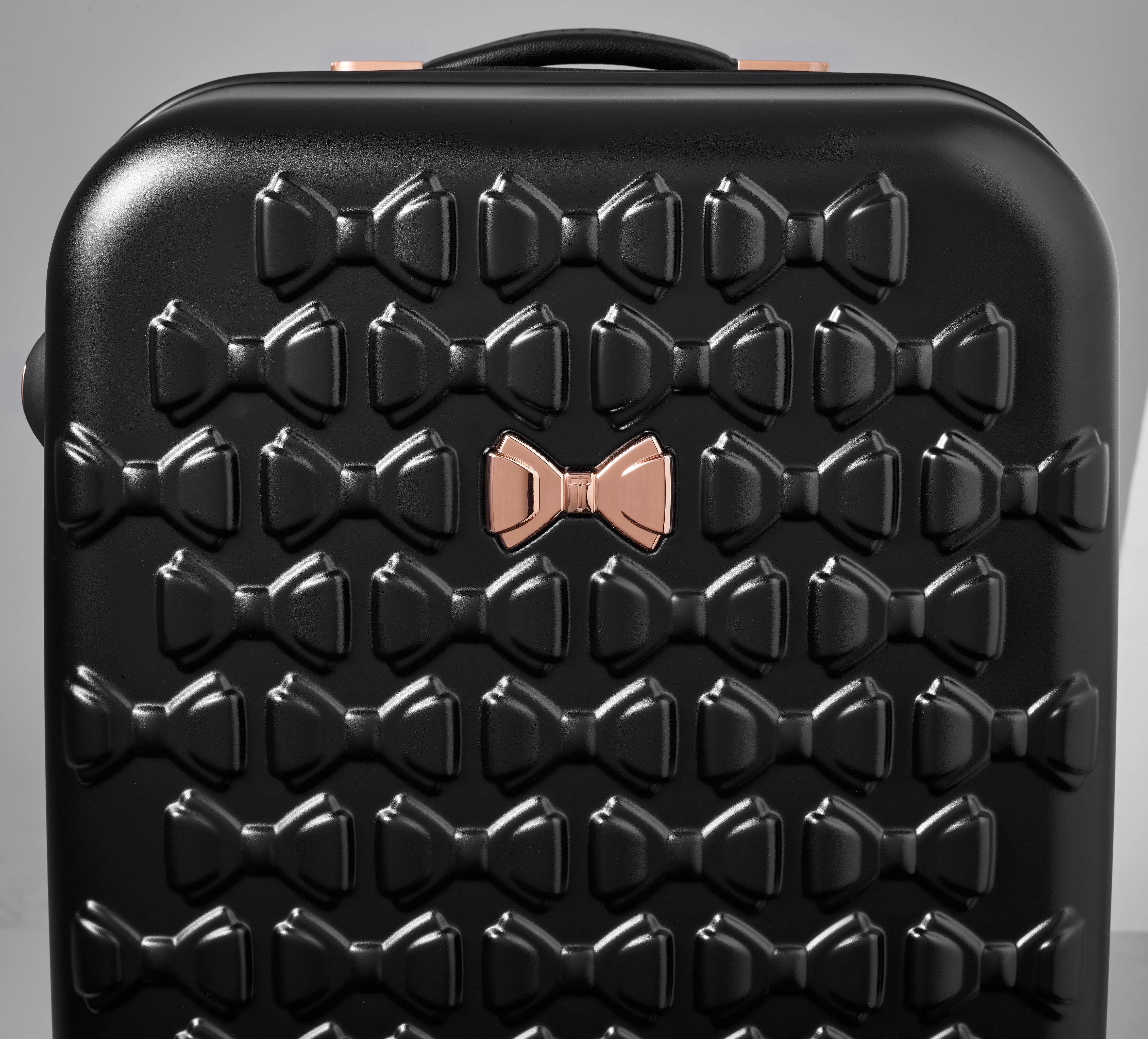 Ted Baker Beau Checked-Medium -Wheel Medium Luggage