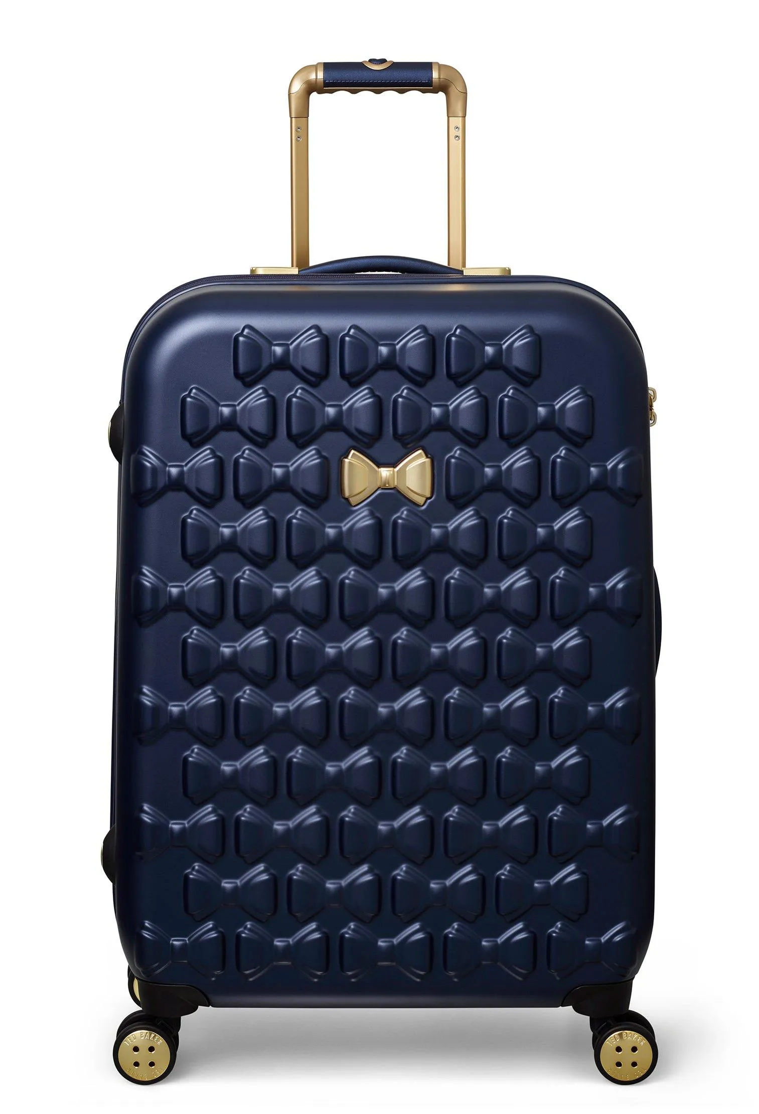 Ted Baker Beau Checked-Medium -Wheel Medium Luggage