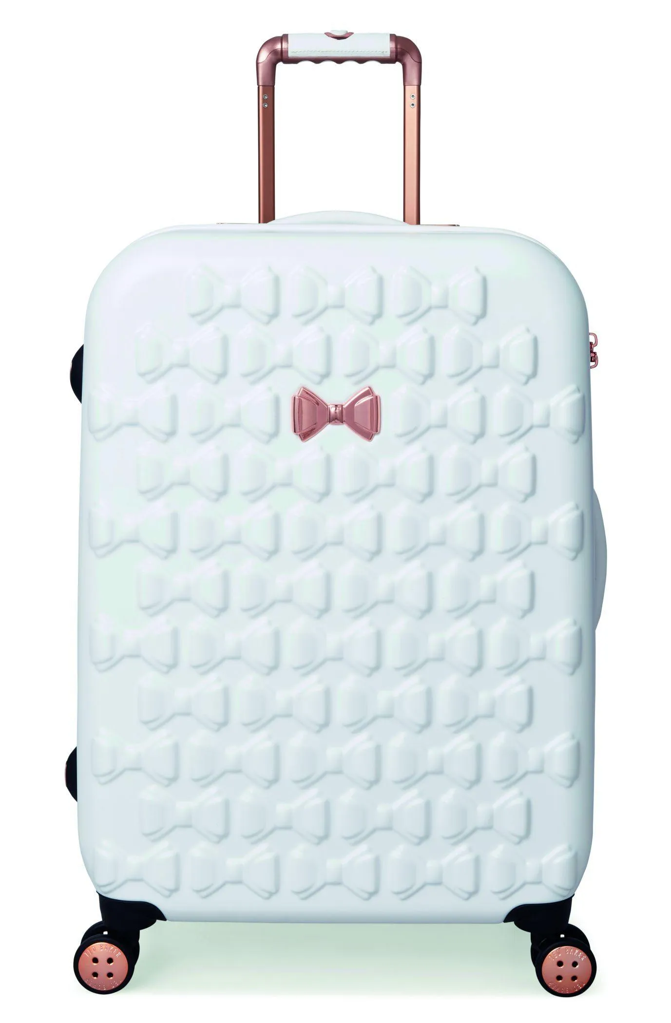 Ted Baker Beau Checked-Medium -Wheel Medium Luggage