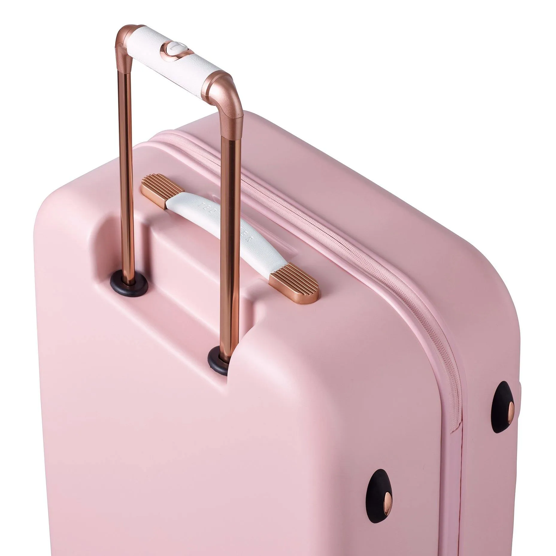 Ted Baker Beau Checked-Medium -Wheel Medium Luggage