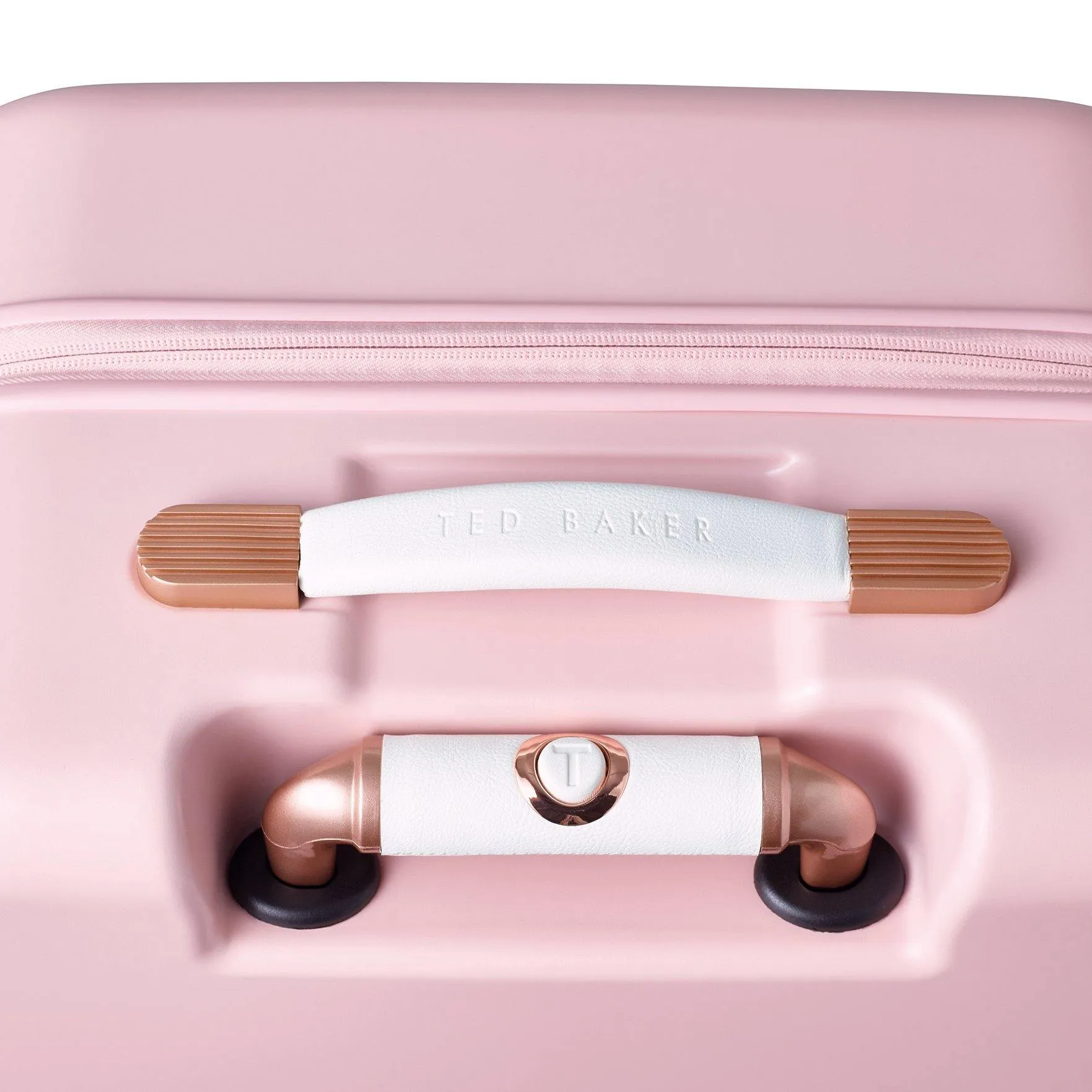 Ted Baker Beau Checked-Medium -Wheel Medium Luggage