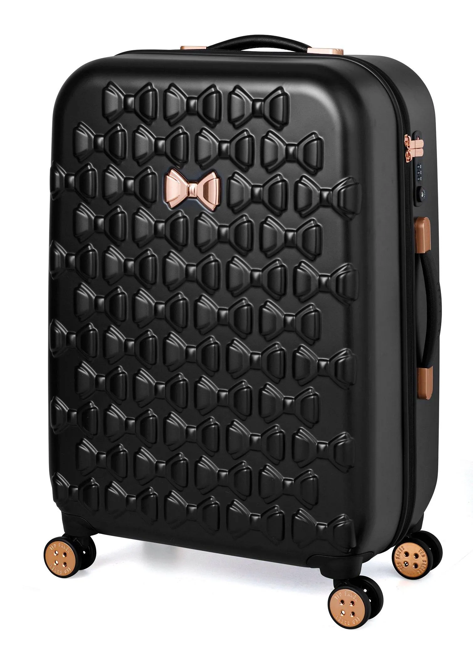 Ted Baker Beau Checked-Medium -Wheel Medium Luggage
