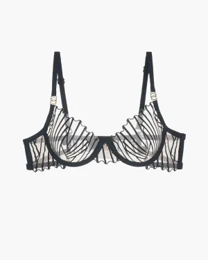 Thin Embroidered Bra