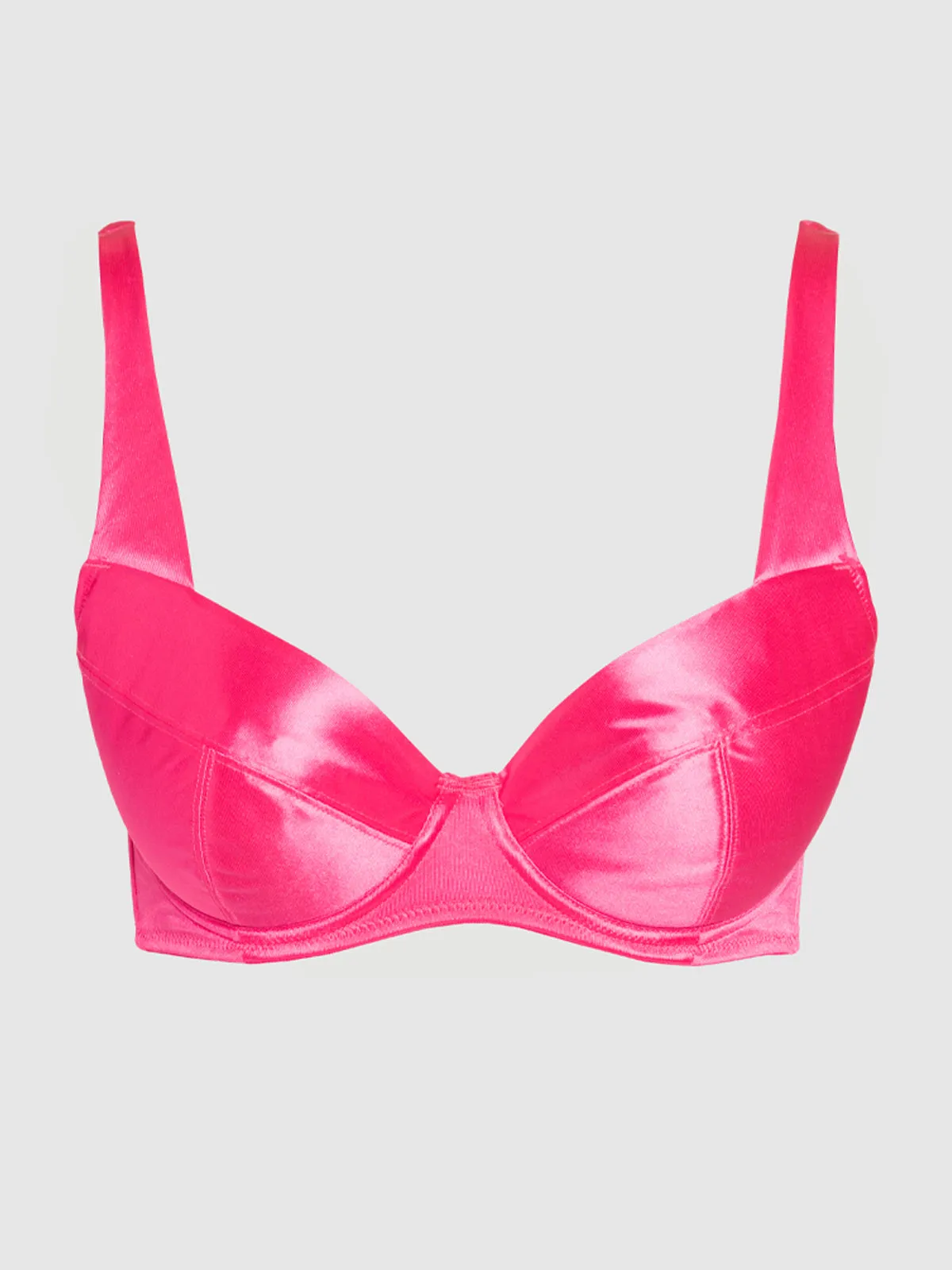 Va Va Voom Satin Full Figure Push Up Bra