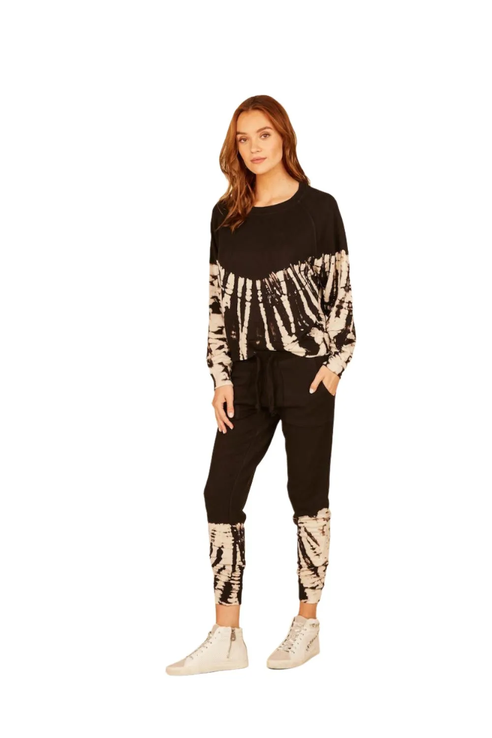 Vintage Havana Feather Tie Dye Jogger B8896