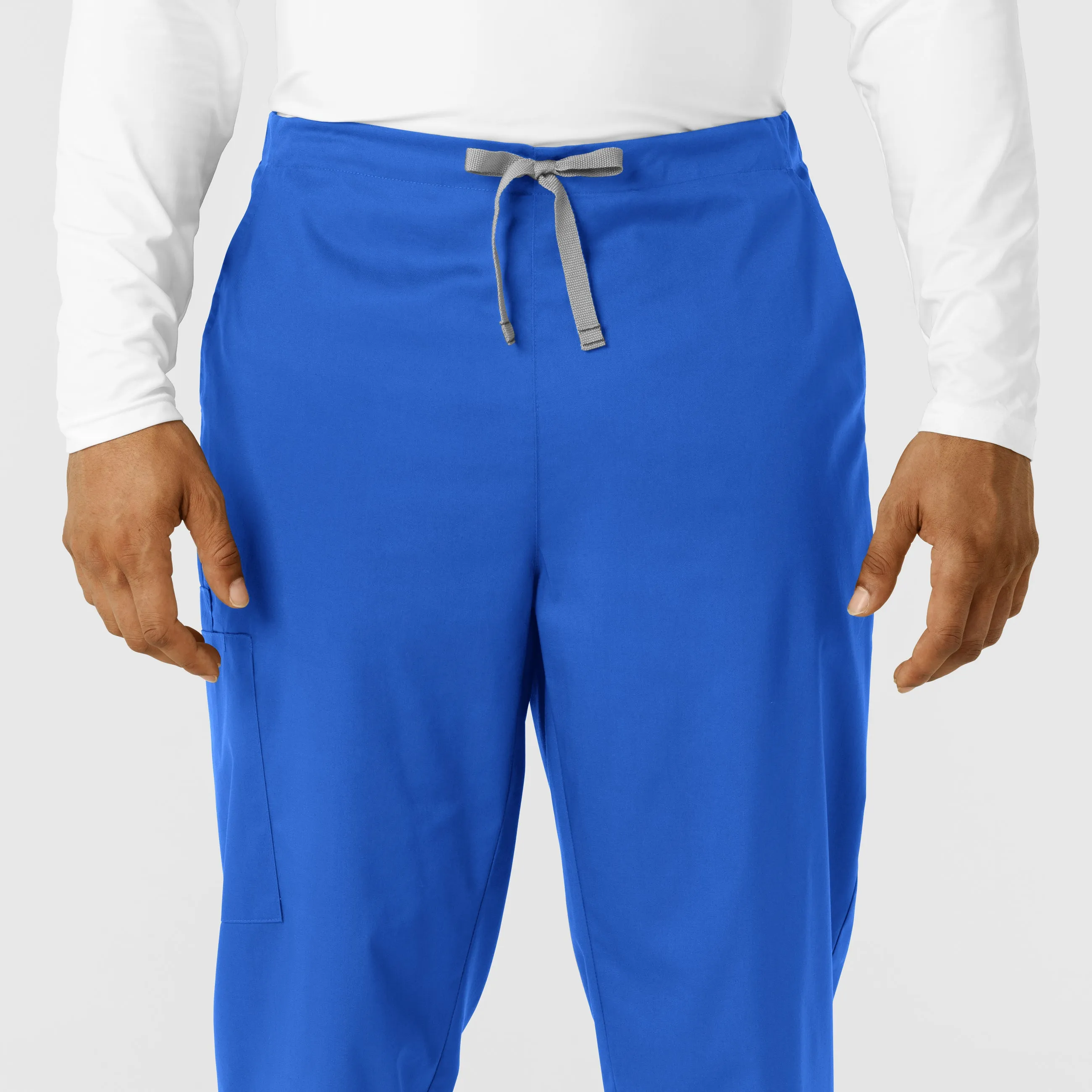 WORK Men's Cargo Jogger Scrub Pant - Royal