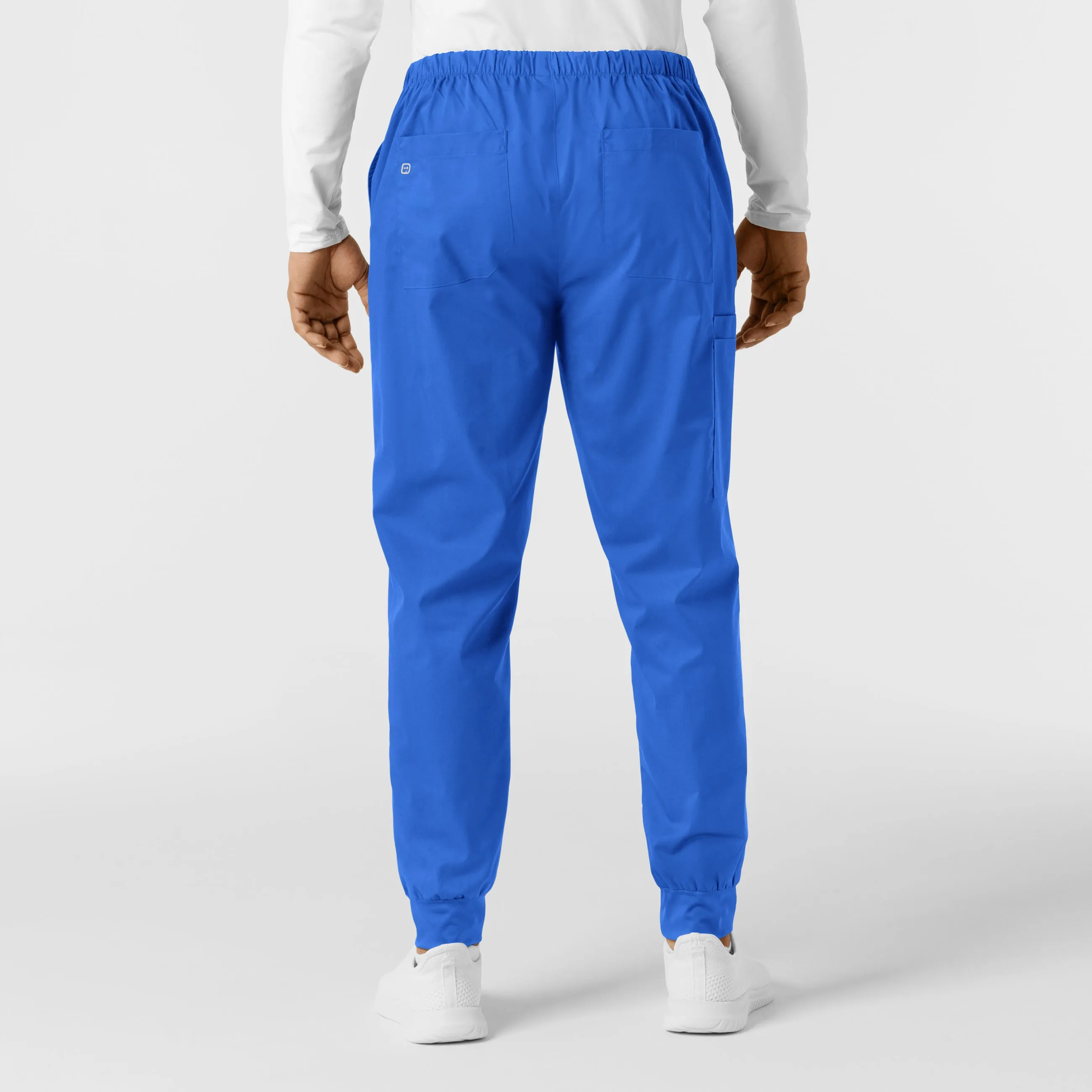 WORK Men's Cargo Jogger Scrub Pant - Royal