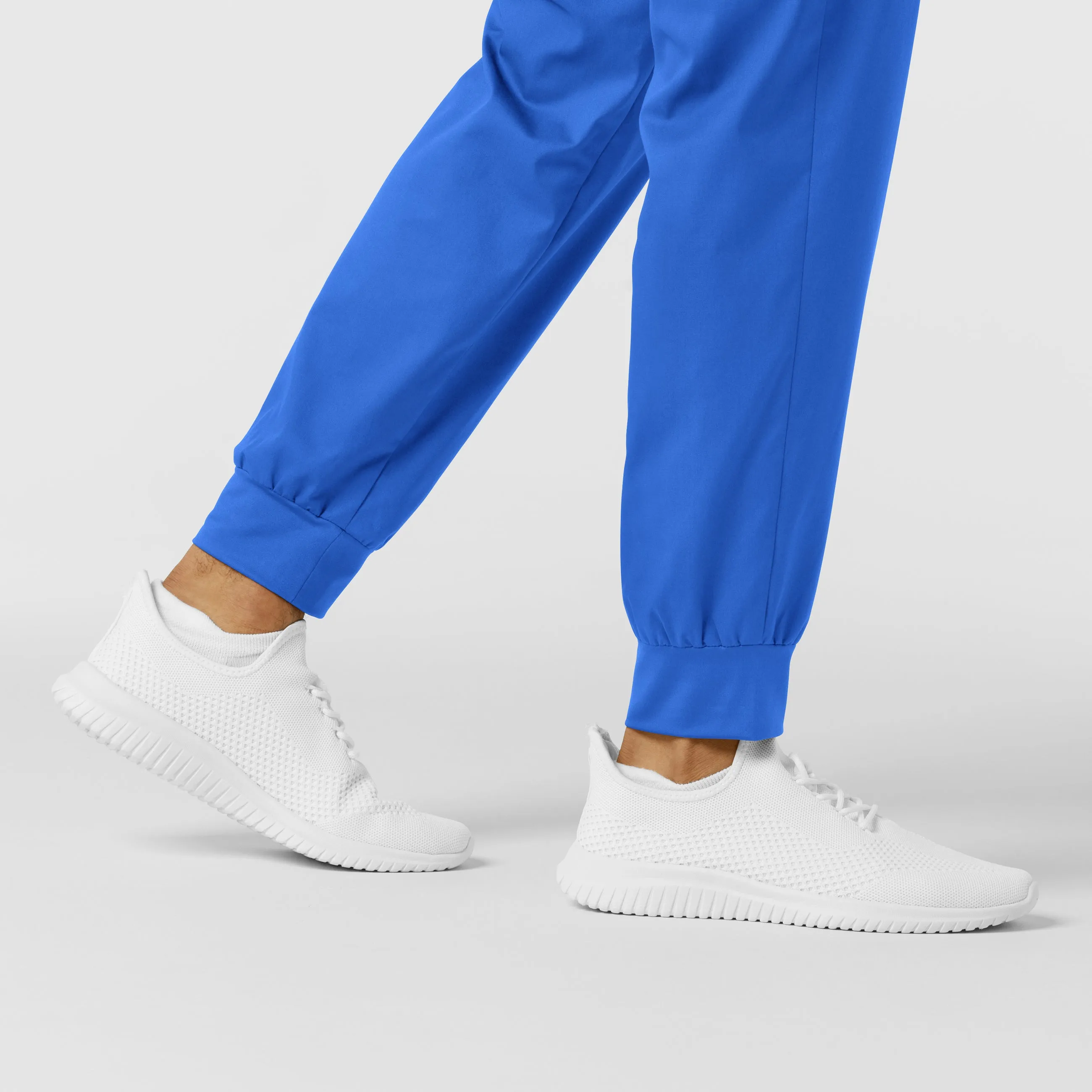 WORK Men's Cargo Jogger Scrub Pant - Royal
