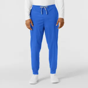 WORK Men's Cargo Jogger Scrub Pant - Royal